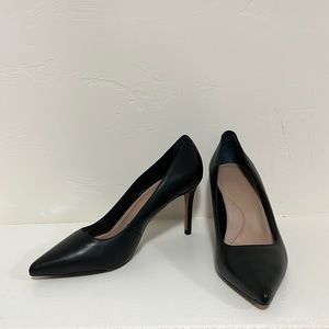 Banana Republic black leather heels, size 8.5, new without tags